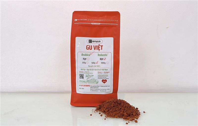 Gói Cà Phê bột Arabica pha phin 500g