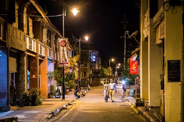 George Town vào ban đêm