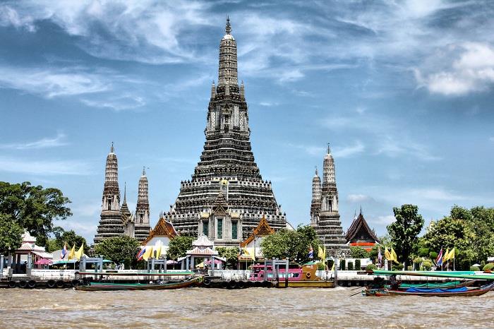 Du lịch thuyền trên sông Thonburi
