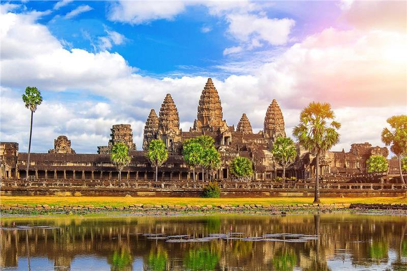 Khu đền Angkor Wat ở Siem Reap