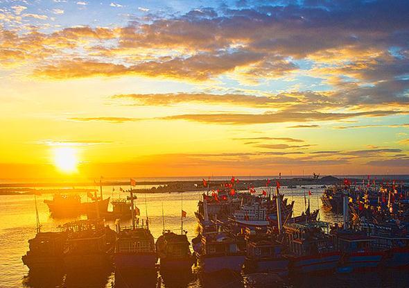 Hoàng hôn trên đảo Lý Sơn