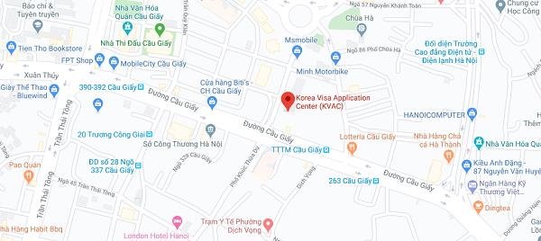 Địa chỉ xin cấp các loại visa Hàn Quốc